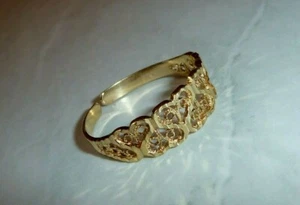 Goldring 750 / 18 Karat ( handgearbeitet ) Gr. ca. 62 / 19,7 - Bild 1 von 13