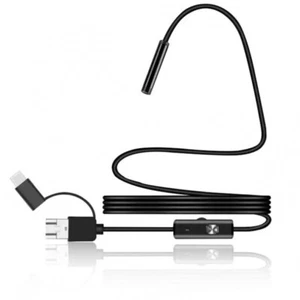7MM USB Snake Endoscope Borescope For Android Type C HD Inspection Camera Scope - Picture 1 of 15