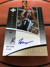 2006-07 Upper Deck Trilogy - Kyle Lowry - FUTURE SIGNATURES ROOKIE Auto Card #KL
