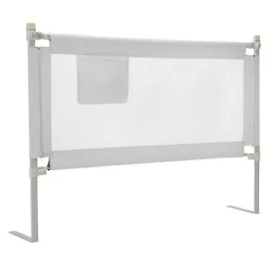 57" Bed Rails for Toddlers Vertical Lifting Baby Bed Rail Guard with Lock Grey - Picture 1 of 10
