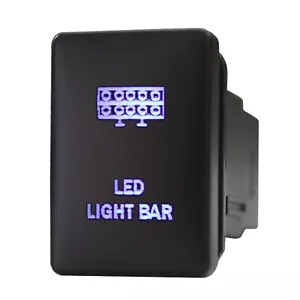 Druckschalter 907B LED LICHTLEISTE 12 Volt für Toyota Prado Landcruiser LED BLAU 3A - Bild 1 von 1