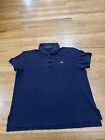 Lacoste Womens Polo Shirt Small Navy Blue Preppy Tennis Golf