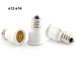 E12 to E14 led bulb Base Adapter light Converter Lamp Holder power connector - Picture 1 of 10