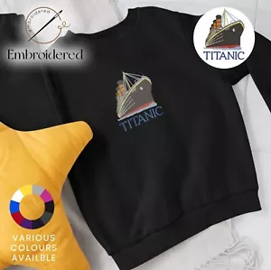 TITANIC BESTICKTES SWEATSHIRT KINDER GESCHENKIDEE - Bild 1 von 11