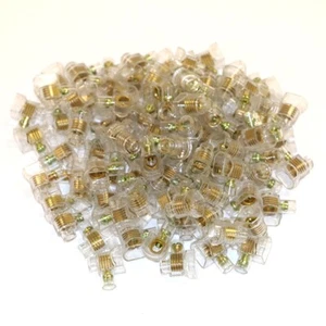 100 x Single Screw Connectors 2x6mm² Electrical 32A / 250V Cable Joiner BP JAR - Picture 1 of 1