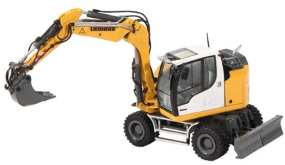 Liebherr A 910 Compact Bagger mit Löffel +Greifer Bauma NZG 1000 1:50 - Bild 1 von 4