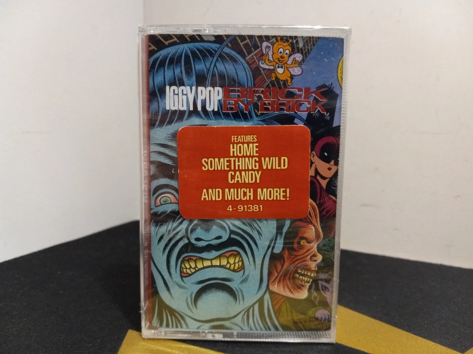 RARE Radio Station Promo Cassette Iggy Pop Brick by Brick 1990 Punk Rock