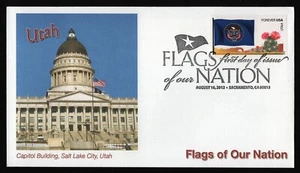 #4324 Utah Flag, Fleetwood FDC **ANY 5=FREE SHIPPING** - Picture 1 of 1