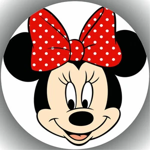 Tortenaufleger Geburtstag Party Tortenbild Fondant - Oblate Minnie Maus  P8 - Bild 1 von 1