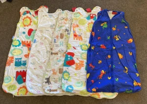 0-6 Months Gender Neutral, Grobag Sleeping Bag Bundle x5, various TOG - Picture 1 of 6