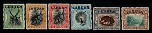 LABUAN 1900-02 PICTORIAL SET, SG 111/116, FAIR TO GOOD MINT (5c NG), CAT. £150 - Picture 1 of 2