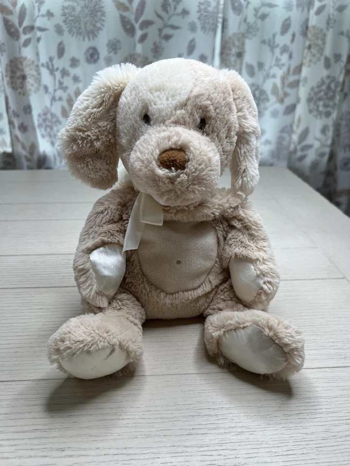 "Douglas Baby Bronceado Cachorro Perro Peluche Pies Satinados Lovey 13""" Foto 1 de 4