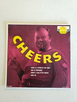 BURL IVES.CHEERS EP 45 rpm. 1959 Decca ED2650.( with Ray Charles Singers) - Image 1 of 3