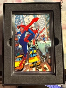 Agoro Spider-Man 2025 de metales preciosos coleccionables nivel 2 arte antiguo a todo color/1000 - Imagen 1 de 5