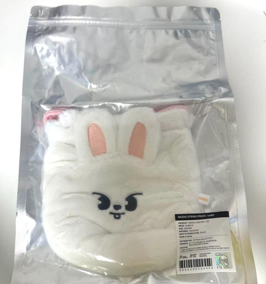 Stray Kids Skzoo Leebit Lee Know String Pouch SKZ'S Magic School K-POP New JP - Immagine 1 di 1