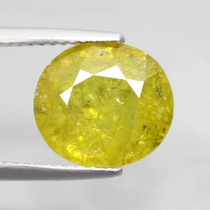 6.09 Cts EXTRA ORDINARY OVAL (10 x 9 mm) NATURAL UNHEATED GROSSULAR MALI GARNET - Picture 1 of 6