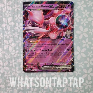 Pokemon Card Team Rockets Mewtwo Ex 081/182 Scarlet Violet Destined Rivals NM - Bild 1 von 2