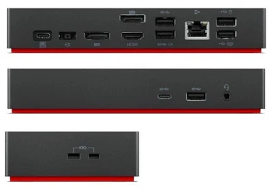 Lenovo ThinkPad Universal USB-C Dock - Nero (40AY0090IT) - Immagine 1 di 4