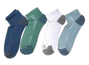 Tommie Copper Unisex Set 4 Echowick Ankle Compression Socks LARGE - Picture 1 of 3