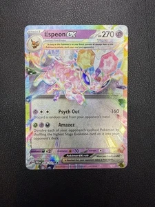 Espeon ex 034/131 Holo - Prismatic Evolutions - Pokemon TCG - NM - Picture 1 of 10