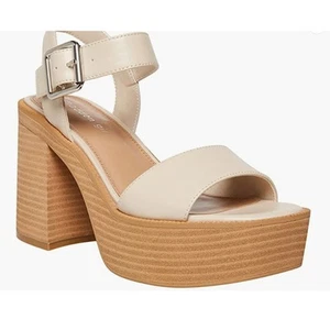NUOVO sandalo Madden Girl Grandview tacco plateau tacco a blocco | donna 11 mandorla - Foto 1 di 6