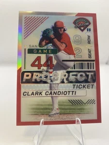 Clark Candiotti 2024 Panini Prospect Edition #85 Red Prizm/199 Padres - Imagen 1 de 2