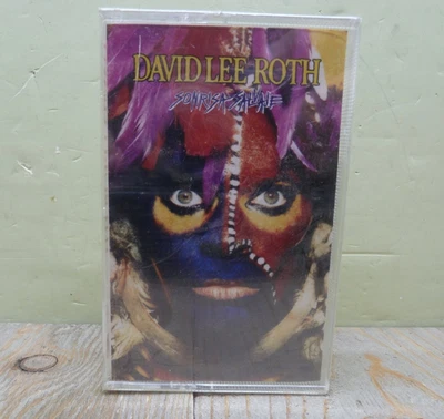 David Lee Roth Sonrisa Salvaje Spanish 1986 Eat Em & Smile Cassette Sealed - Image 1 of 4
