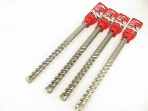 Menge 4 Milwaukee SDS-Max 4-Schneider Bit 3/4 Zoll x 8 Zoll x 13 Zoll Hartmetall 48-20-3930 - Bild 1 von 5