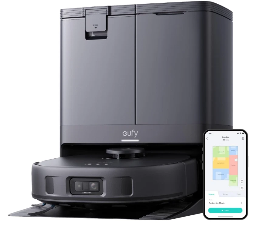 eufy X10 Pro Omni Saugroboter All-in-One 8000Pa AI.See Laser Navigation, Neu - Bild 1 von 1