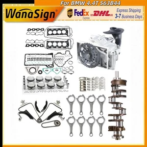For BMW 4.4T S63B44 Engine Overhaul Rebuild Kit w/ Crankshaft Bearing Oil Pump - Picture 1 of 14
