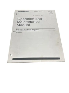 Caterpillar C6.6 Industrial Engine Operation Maintenance Manual SEBU8120-02 - Picture 1 of 3