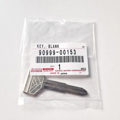 Llave en blanco TOYOTA genuina Master Steel para SUPRA MA70 1989-1992 90999-00153 Foto 1 de 3