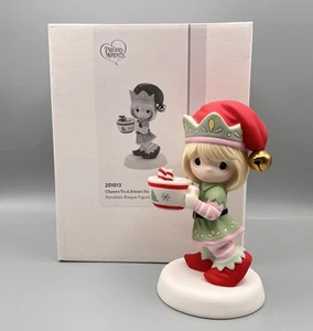Precious Moments Cheers To A Sweet Holiday Christmas Figurine HTF - Picture 1 of 11