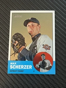2012 Topps Heritage Chrome / 1963 Max Scherzer #HP88 Detroit Tigers - Foto 1 di 3