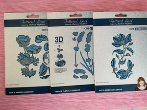 Tattered Lace Anemone, Lavender & Clematis Die Sets - Free pdfs @ Tattered Lace - Picture 1 of 9