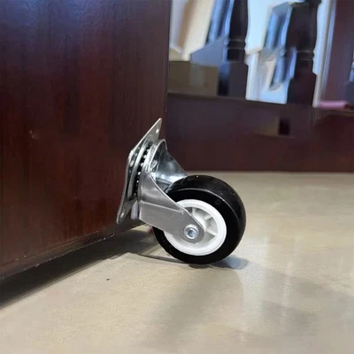 Muebles de oficina ruedas silenciosas rendimiento de listones largos deslizamiento fácil - Imagen 1 de 4