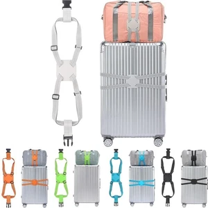 Verstellbarer Reisekoffer Gepäck Gummiband extra starker Sicherheitsgurt Gepäckgurt - Bild 1 von 12