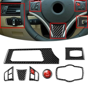 For BMW 3 Series E90 E92 E93 2005-2012 Steering Wheel Panel Cover Trim Kit - Picture 1 of 11