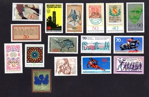 Germany 1978 group of stamps Mi#956-58+962-63+968+972-81 MNH CV=25.3$ - Picture 1 of 2