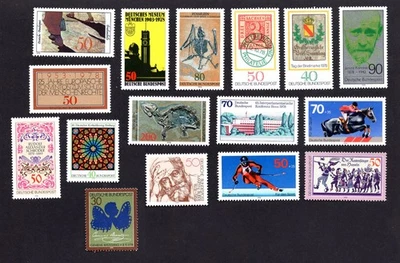 Germany 1978 group of stamps Mi#956-58+962-63+968+972-81 MNH CV=25.3$ - Image 1 of 2