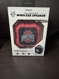 NCAA Ohio State Buckeyes Shockbox LED Wireless Bluetooth Speaker, Team Colors - Picture 1 of 3
