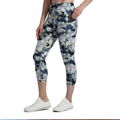 Gaiam OM высоты карман Capris Delilah печати XS новый с Ярлыками - Изображение 1 из 4