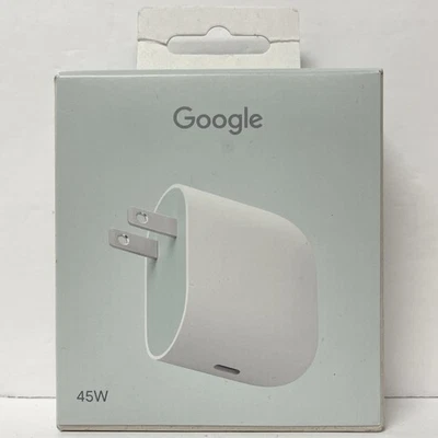 Google 45W USB-C Fast Charging Wall Power Charger - Snow NEW SEALED - Image 1 of 2