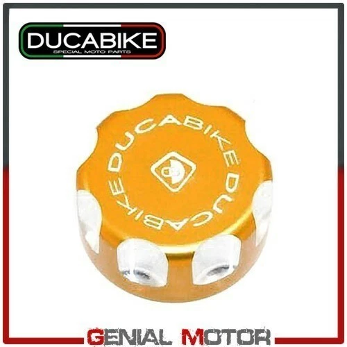 Tapa de recipiente Water Exp aleación dorada Ducabike Ducati Panigale 1299 R FE 1285 2018 Foto 1 de 1