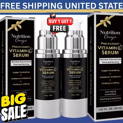 Suero de vitamina C para mujeres mayores de 70 años niacinamida, vitamina C, ácido hialurónico - EE. UU. Foto 1 de 4