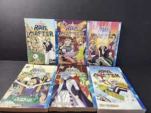 Rave Master Manga Hiro Mashima Lot 1 2 3 4 5 6 Volume Vol. 1st Edition Printing - Picture 1 of 9