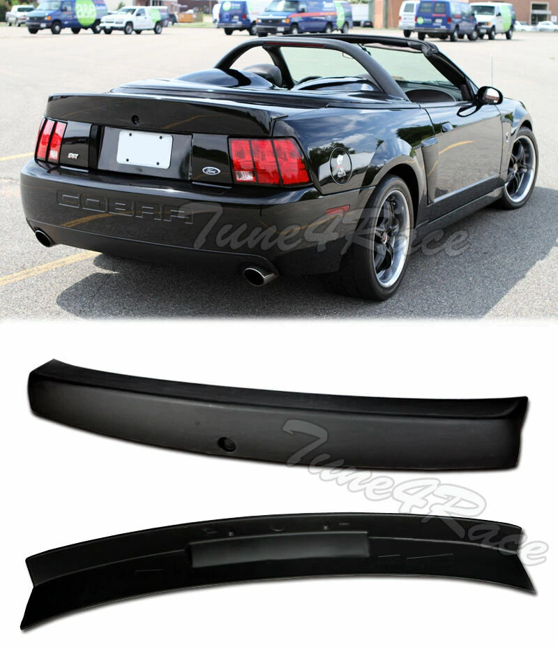 For 99-04 Ford Mustang Rear Wing Trunk Spoiler CBR Style Brake Light Deleted - Image 1 of 1