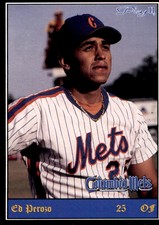 1992 Columbia Mets PLAY II #9 Ed Perozo Zulia Venezuela VZ Baseball Card