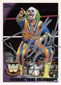 DOINK THE CLOWN 2010 TOPPS AUTOGRAPH LEGENDS CARD WWE SUPERSTAR - Picture 1 of 2