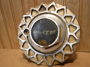 ELITE ALUMINUM-GOLD HONEYCOMB MESH WHEEL CENTER CAP HUB - Picture 1 of 6